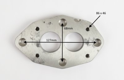 Base Adaptor Vauxhall Astra (127 x 68mm)