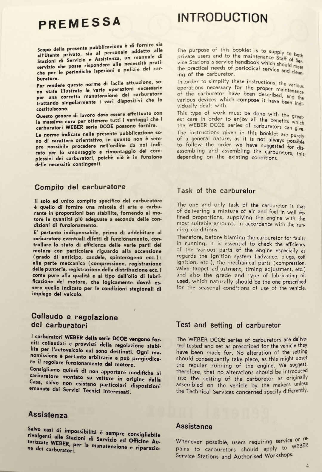 Weber IDA 3C Service Manual