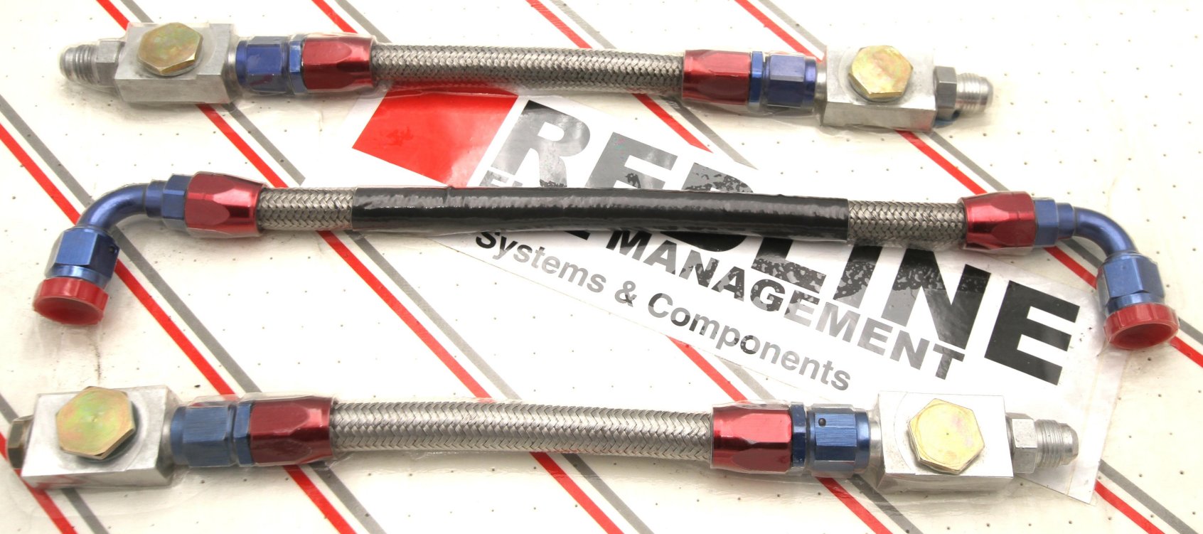 Fuel line kit 4 X 48IDA Ford 429/460 V8 Braided  