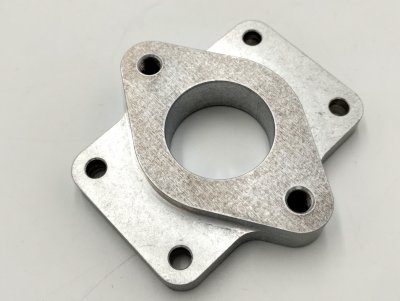 Base adaptor plate 4 Stud (72 x 40mm)