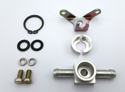 Injector mounting kit - twin fuel union