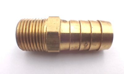 3/8 BSPT x 15mm Threaded Hose Union