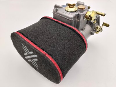 Pipercross Dual Trumpet Air Filter Sock 125mm, fits 45 DCOE