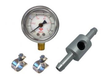 Fuel Pressure Gauge Kit - 0 - 15psi
