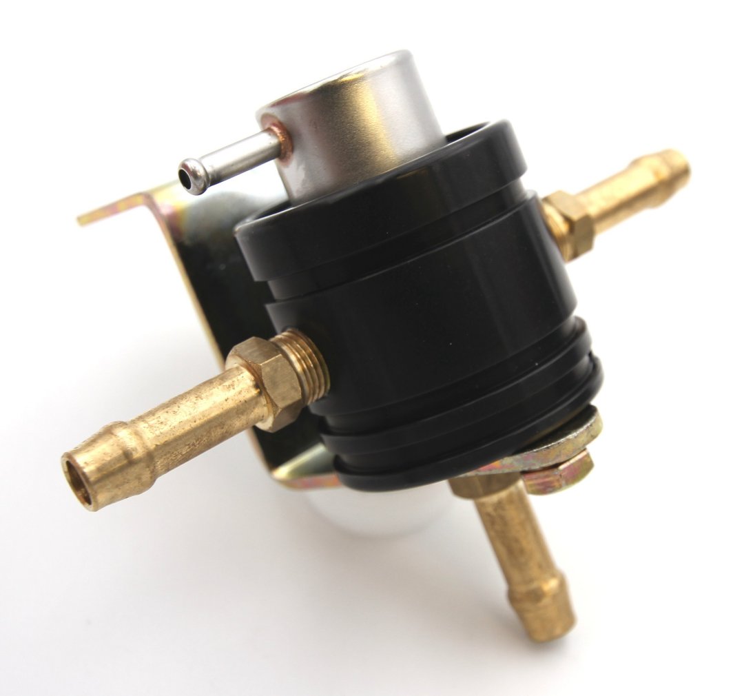3.5 bar Black - Twin push on fittings 