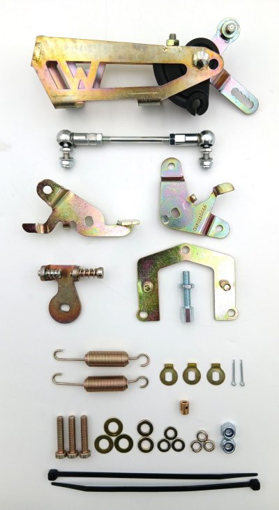   Weber DCOE single cable linkage set top mount