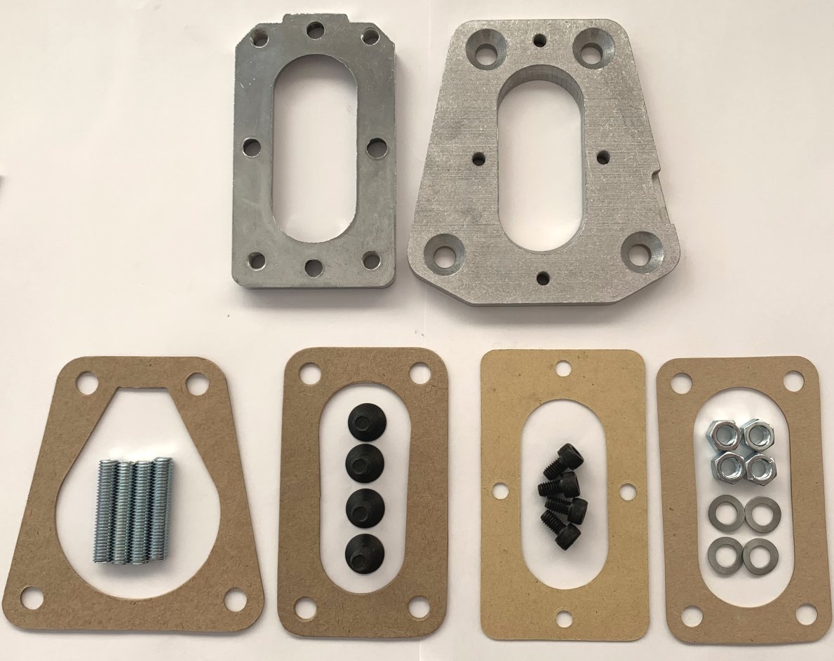 Adaptor Nissan 2.4 mpi to DGV (88 X 80 X 44mm)