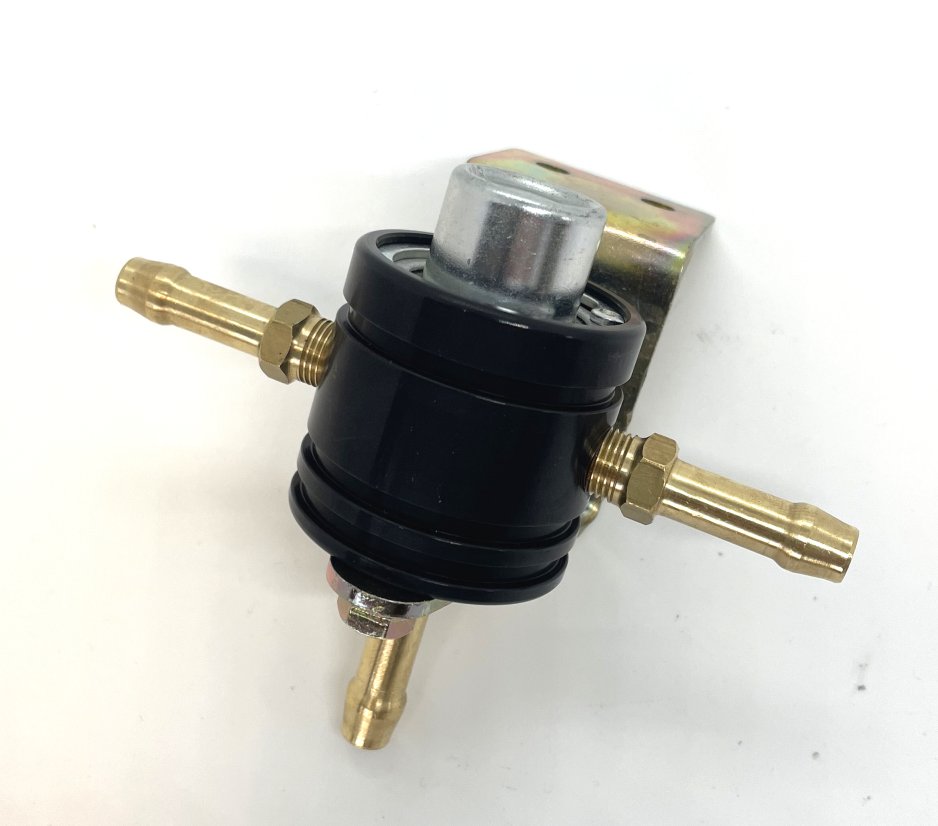 3.5 bar Black - Twin push on fittings 